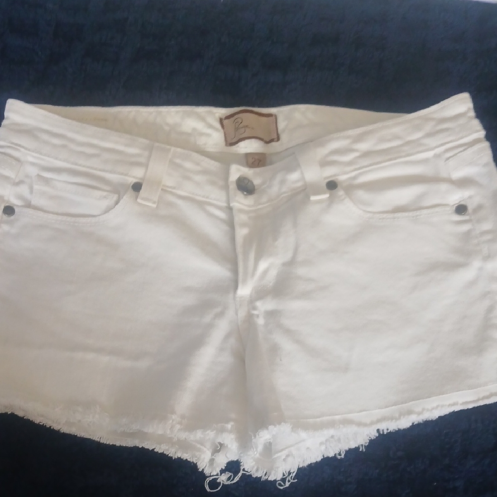 Paige White Denim Shorts